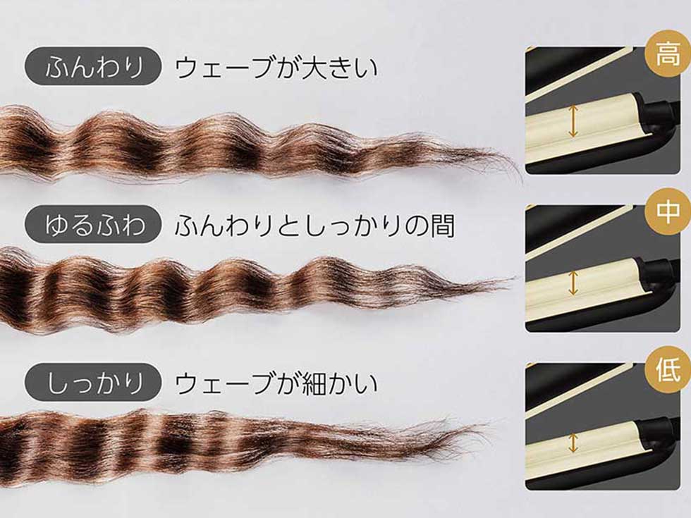 SALONIAウェーブアイロン19mm - 美容/健康