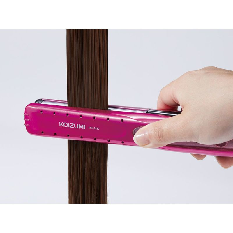 販売終了【アウトレット】マイナスイオンストレートアイロンKHS-8220