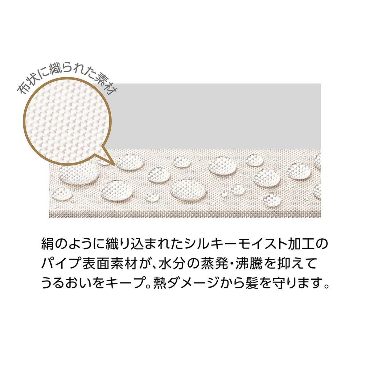 サロンセンス300 ストレートアイロン KHS-8410 シルキーモイスト加工