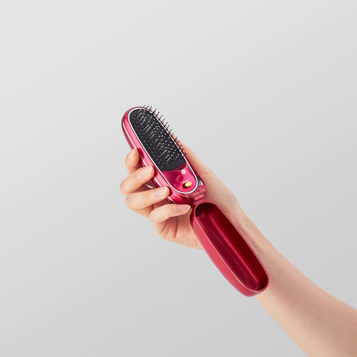 アウトレット】USB充電式マイナスイオンリセットブラシKBE-2500