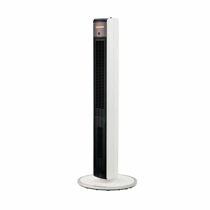 コイズミ 送風機能付ファンヒーターkhf-1217 ホット＆クール ハイタワーファン KHF-1217/W｜ホット＆クール