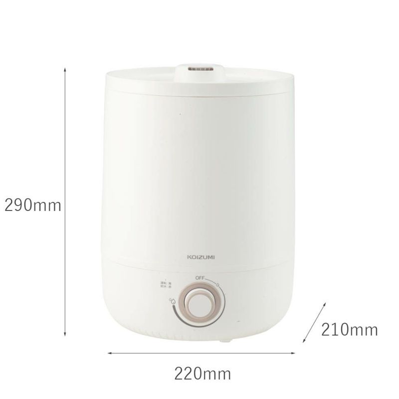 Amazon.co.jp: コイズミ 加湿器 超音波式 タワー型 抗菌 アロマ