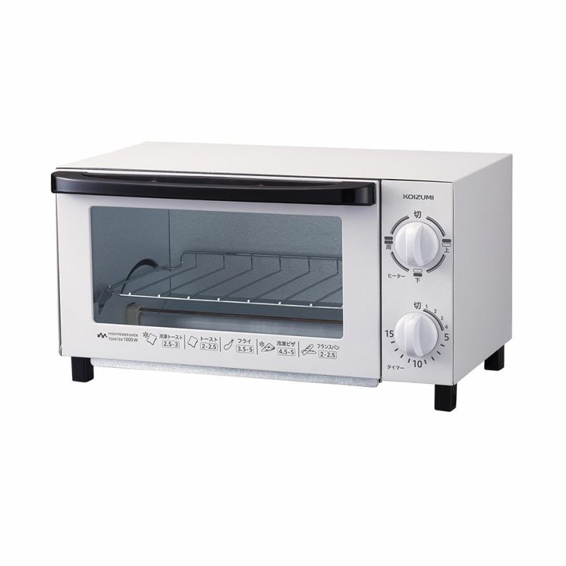 トースター KOIZUMI ホワイト オーブントースター - 電子レンジ