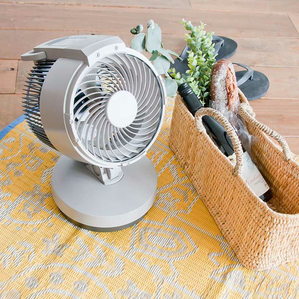 アウトレット】DCモータータイプコードレスマルチファンKCF-1523  