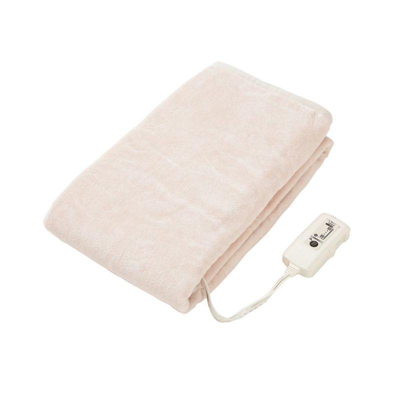 アウトレット】電気毛布（敷き）綿100% タイマー付140x80cmKDS-50229CT 