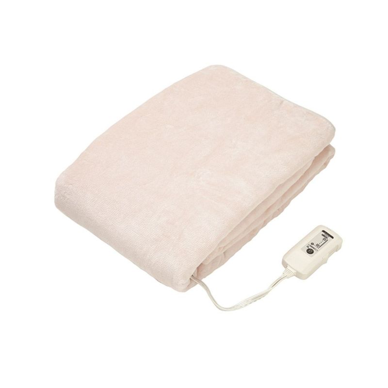 アウトレット】電気毛布（掛け敷き）綿100% タイマー付188x120cmKDK 