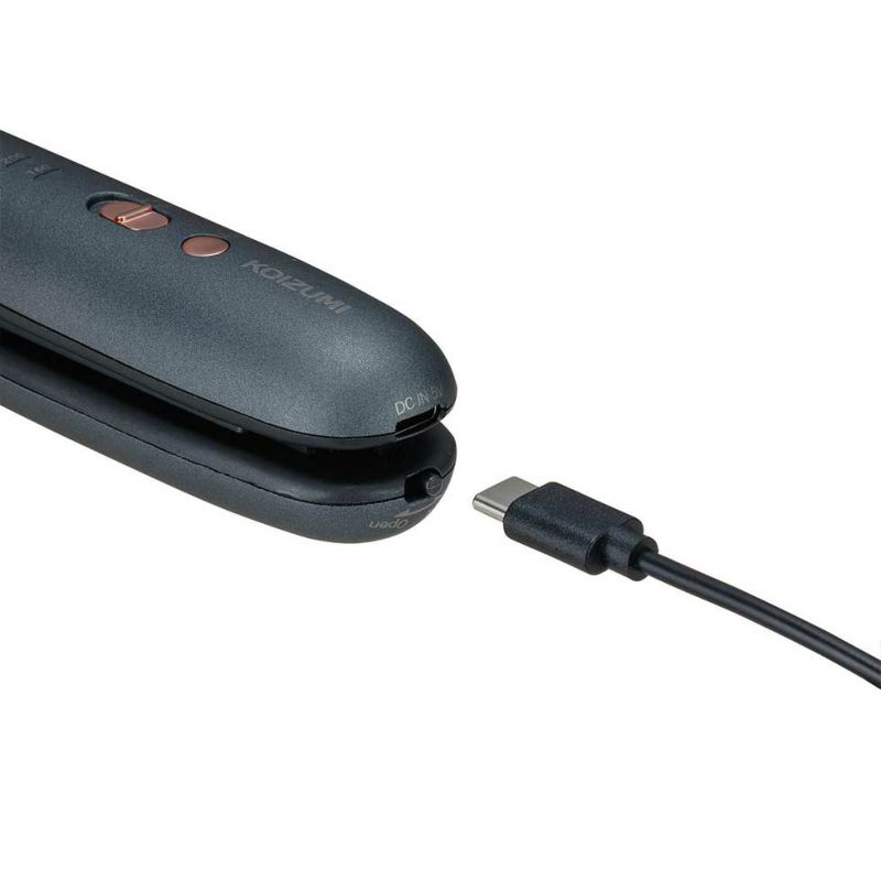 コイズミ コードレスヘアアイロン ストレートアイロン KHS-8640　USB充電式