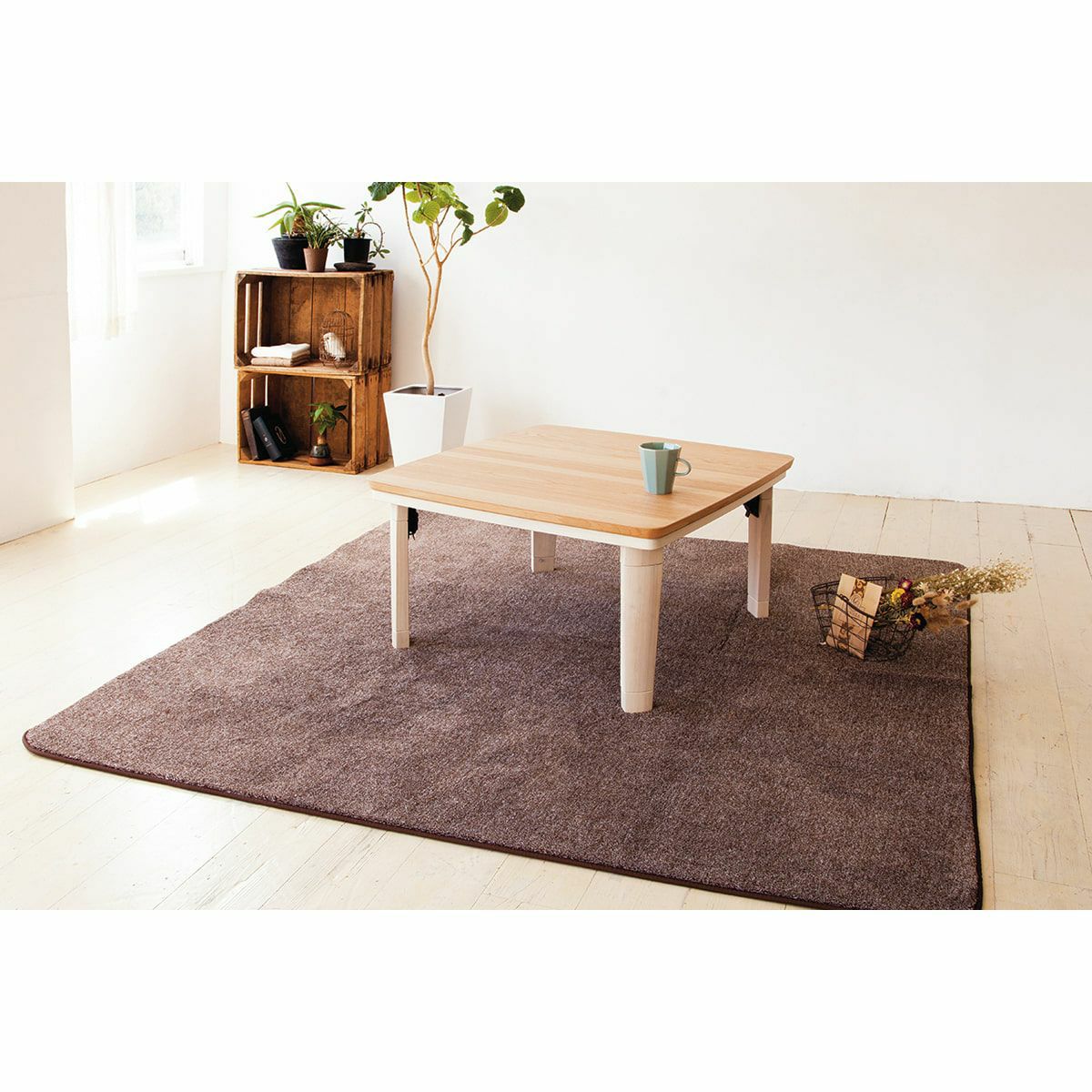 家具調こたつフラットヒーター80×80cmKTR-3234F | コイズミオンライン 