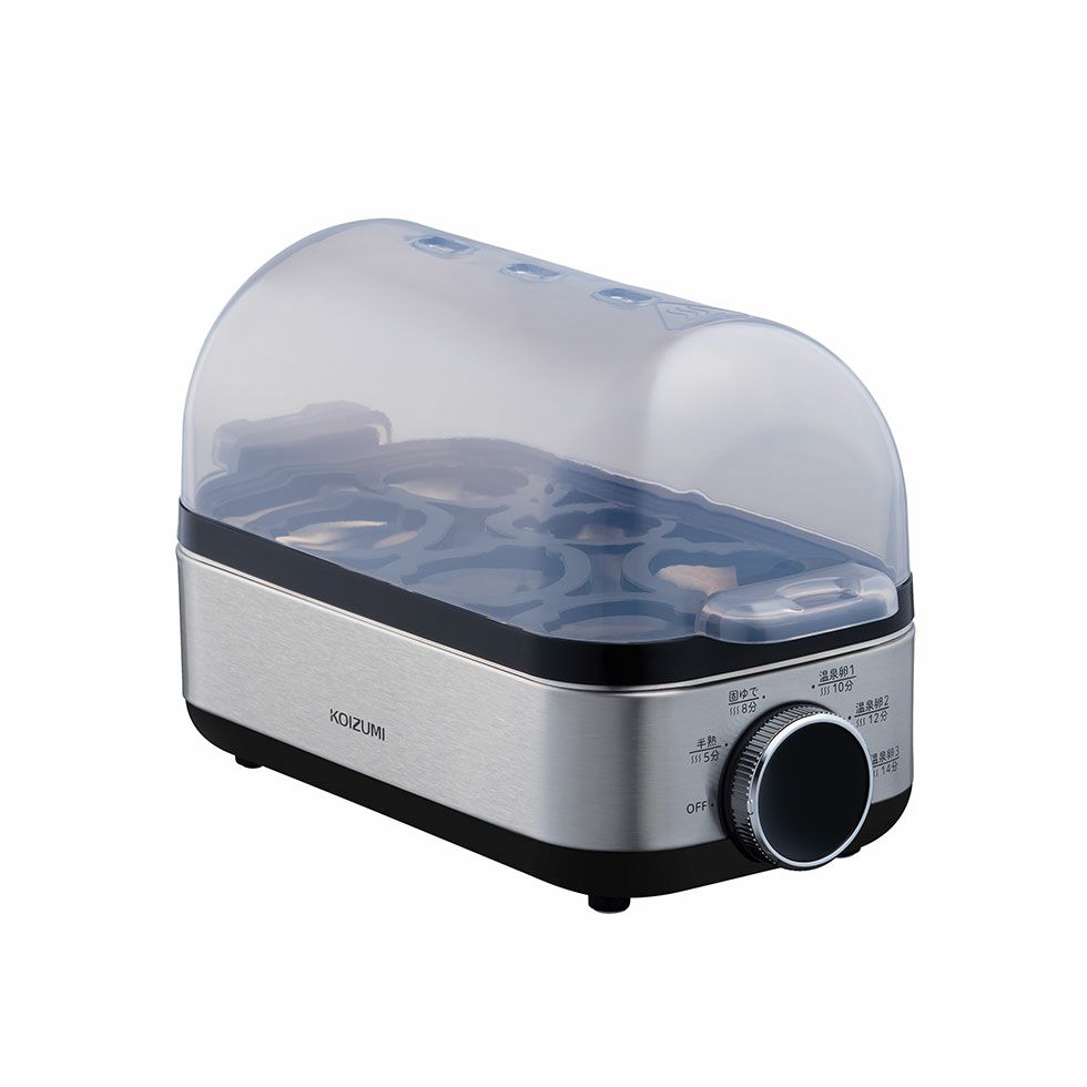 【新品/未使用】KOIZUMI Egg Steamer KES-0400/S Amazon.com: Koizumi KES-0400/S Egg Steamer Boiled Egg Pot, Hot