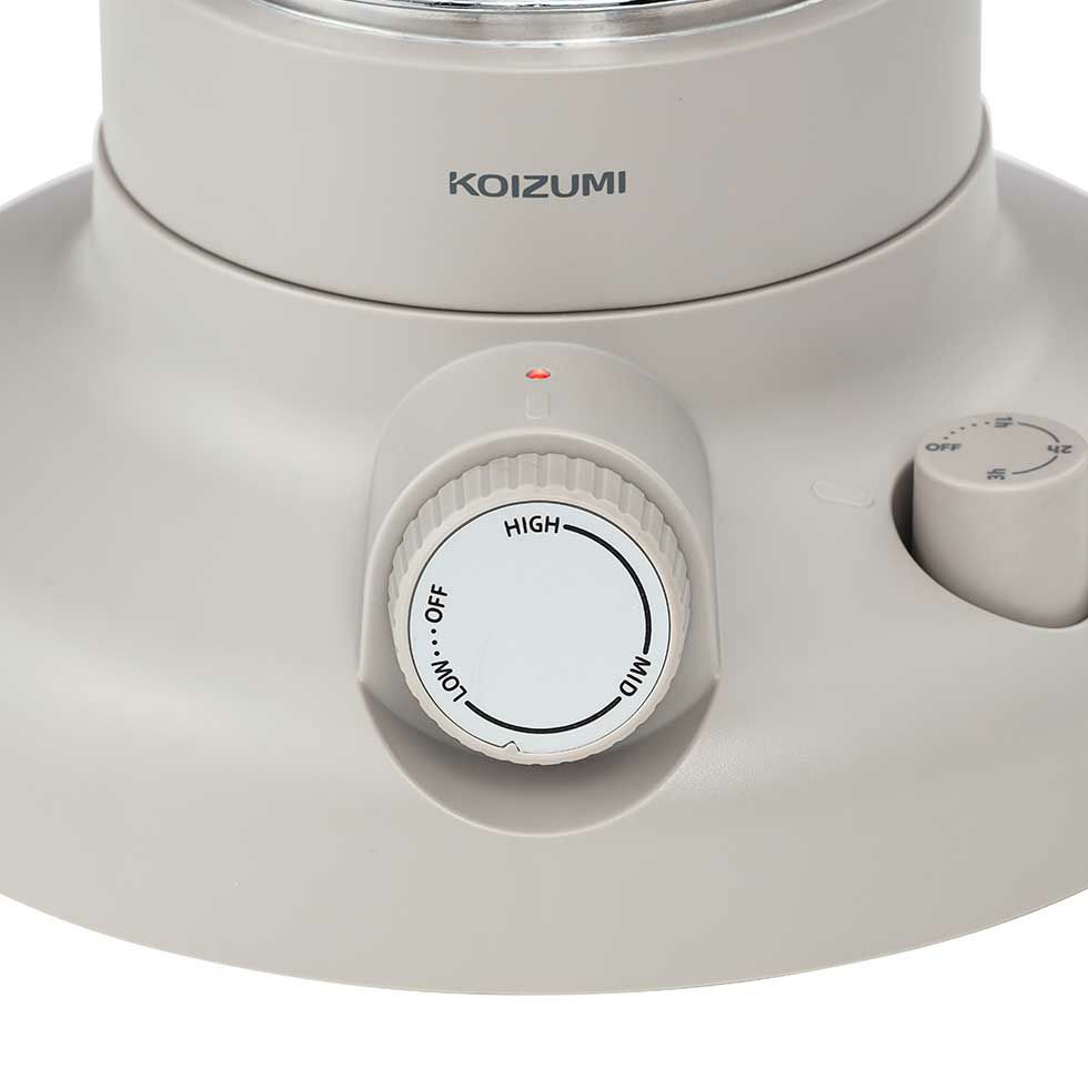 カーボンヒーターレトロデザイン遠赤電気ストーブKKH-0651 | コイズミ