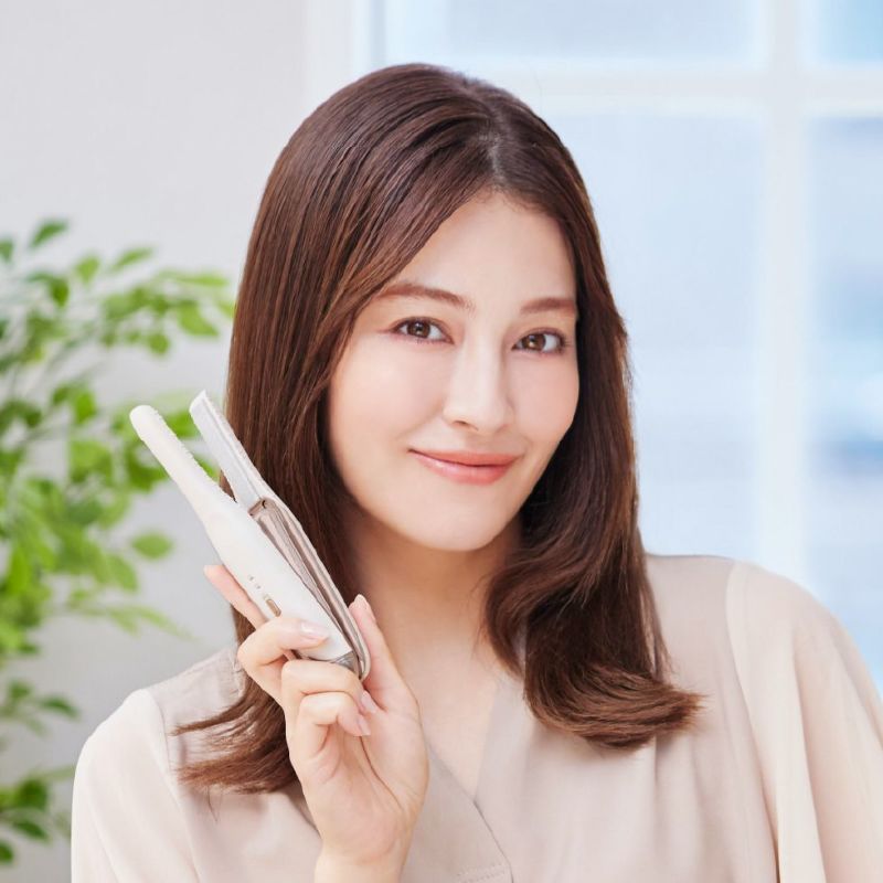 サロンセンスコードレスストレートアイロンスリムプレートKHS-8440